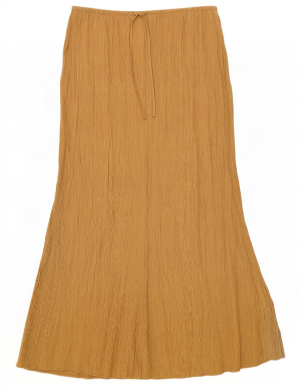 Zara Womens Maxi Skirt Medium W28 Beige Viscose