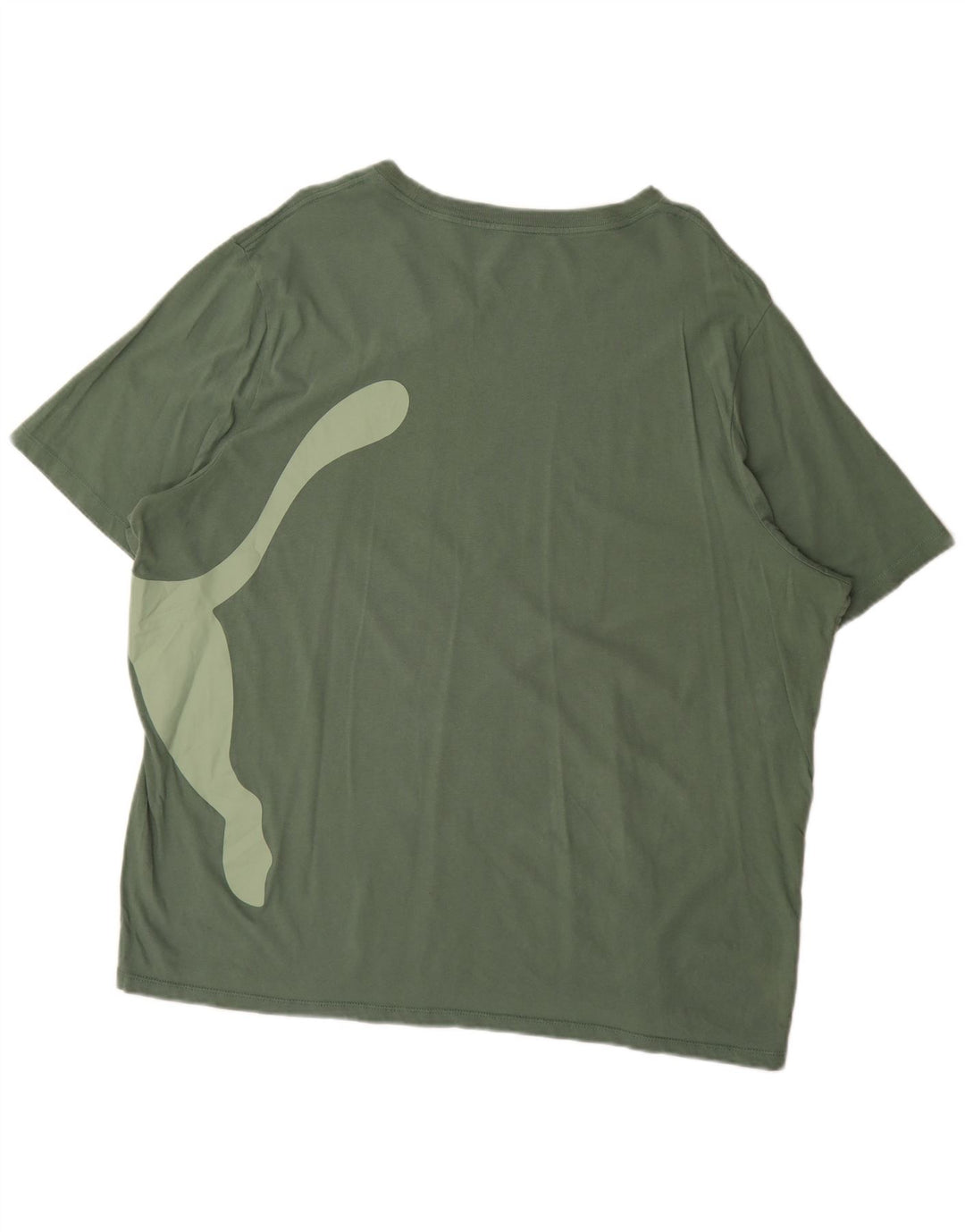 Camiseta gráfica masculina PUMA Top 2XL algodão verde
