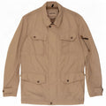 Geox Mens Respira Utility Jacket UK 40 Grande Poliéster Bege