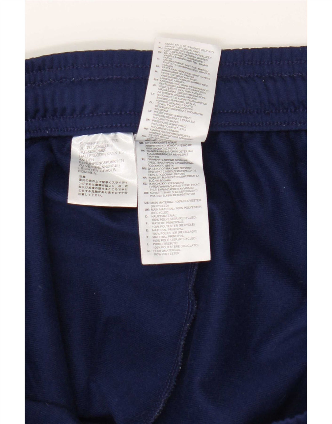 Calça de treino masculina Adidas Joggers 2XL azul marinho poliéster