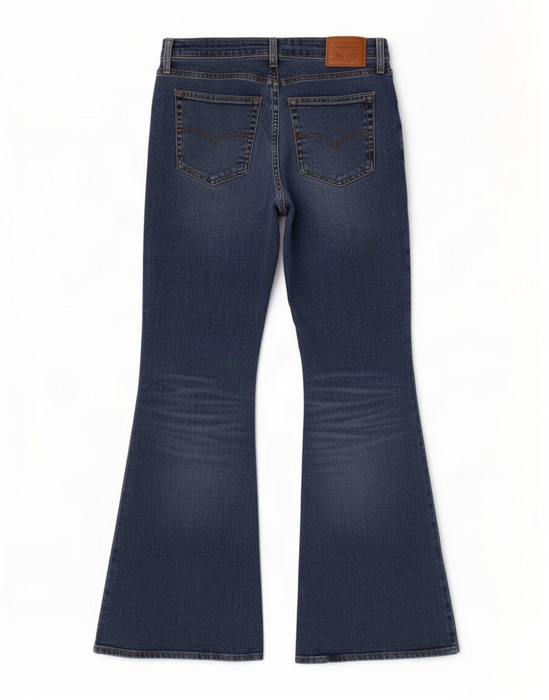 Calça jeans feminina Levi's 726 Flared W30 L30 azul algodão