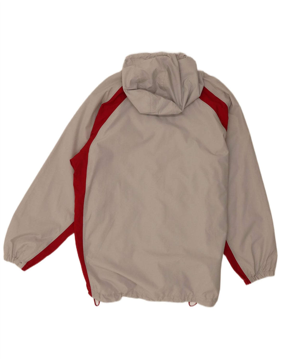 Jaqueta de chuva masculina Jako com capuz e pulôver UK 40 grande bloco cinza