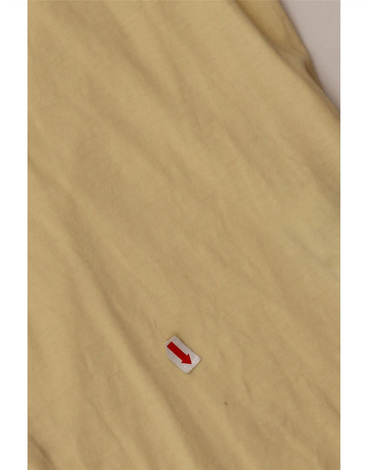 Camiseta masculina LYLE & SCOTT top pequeno algodão amarelo