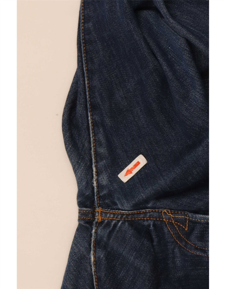 Levi's Masculino 501 Straight Jeans W30 L30 Azul Marinho Algodão