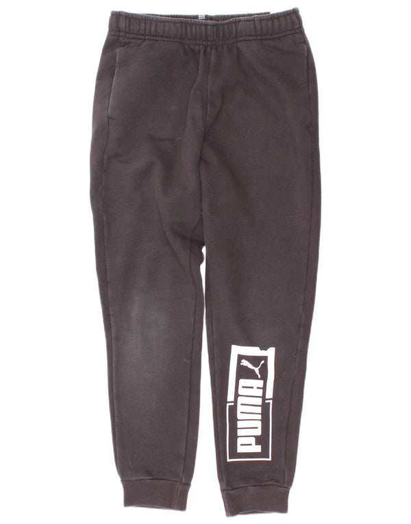 Calça esportiva Puma Boys Graphic Joggers 9-10 anos algodão preto