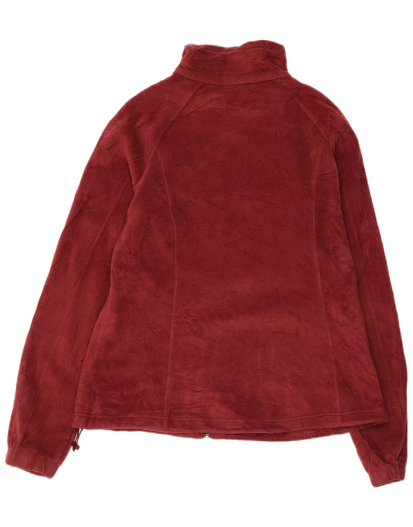 Jaqueta de lã feminina COLUMBIA UK 18 XL Borgonha Poliéster