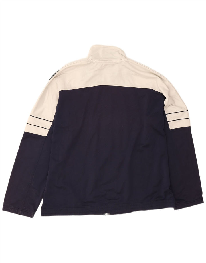 Asics Mens Tracksuit Top Jacket 2XL Azul marinho Colourblock