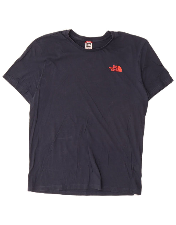 Camiseta masculina The North Face grande algodão azul marinho