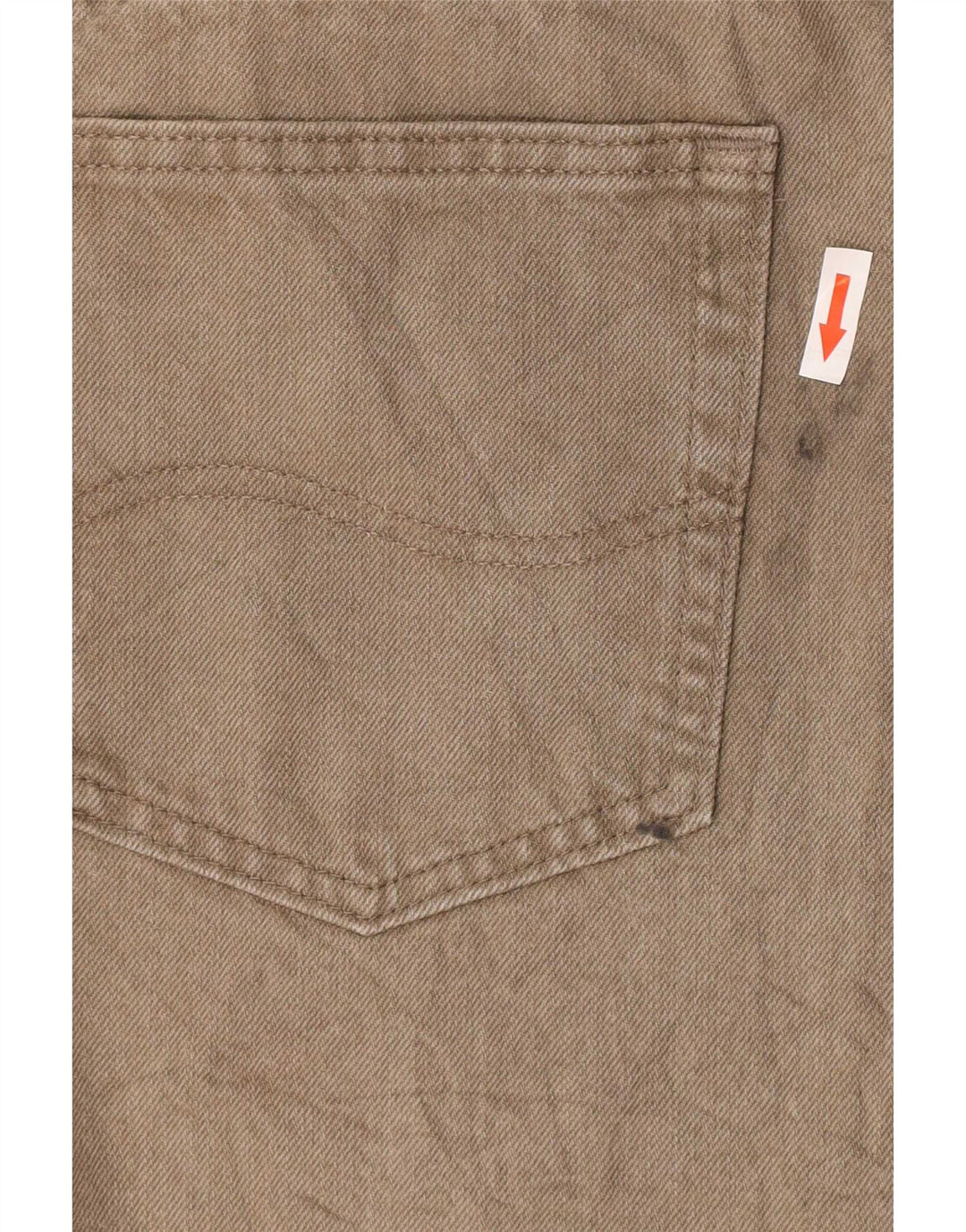 Calça jeans reta masculina Lee Regular Fit W36 L29 algodão cáqui
