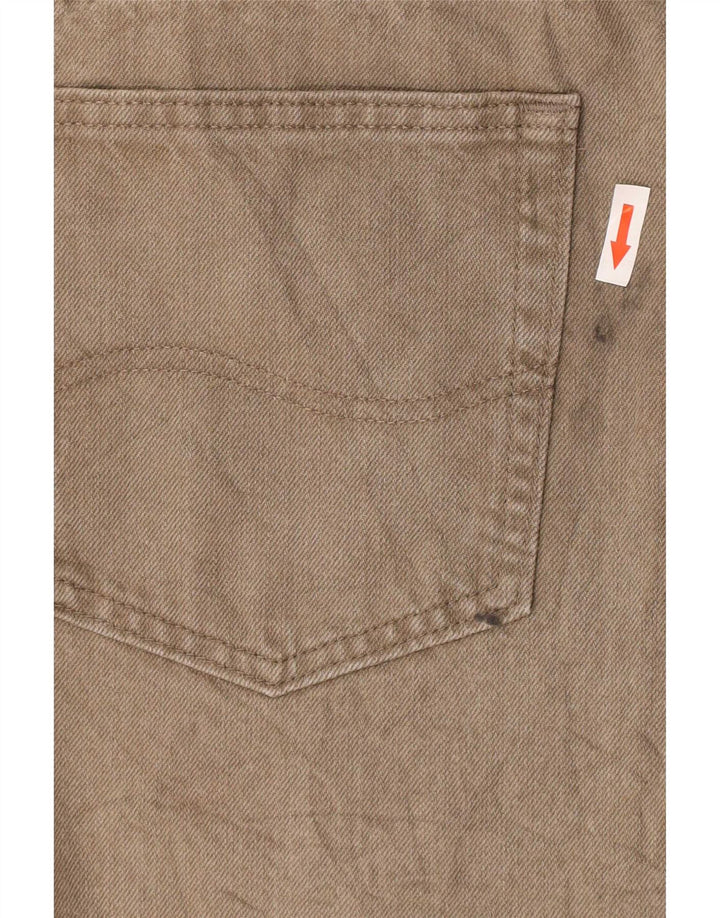 Calça jeans reta masculina Lee Regular Fit W36 L29 algodão cáqui
