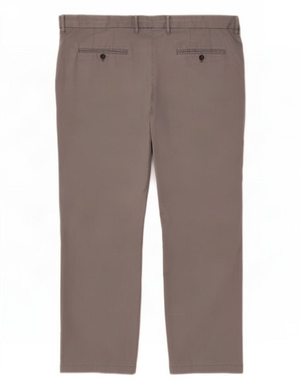 Calça Chino Masculina Marks & Spencer Regular Fit W44 L28 Algodão Cinza