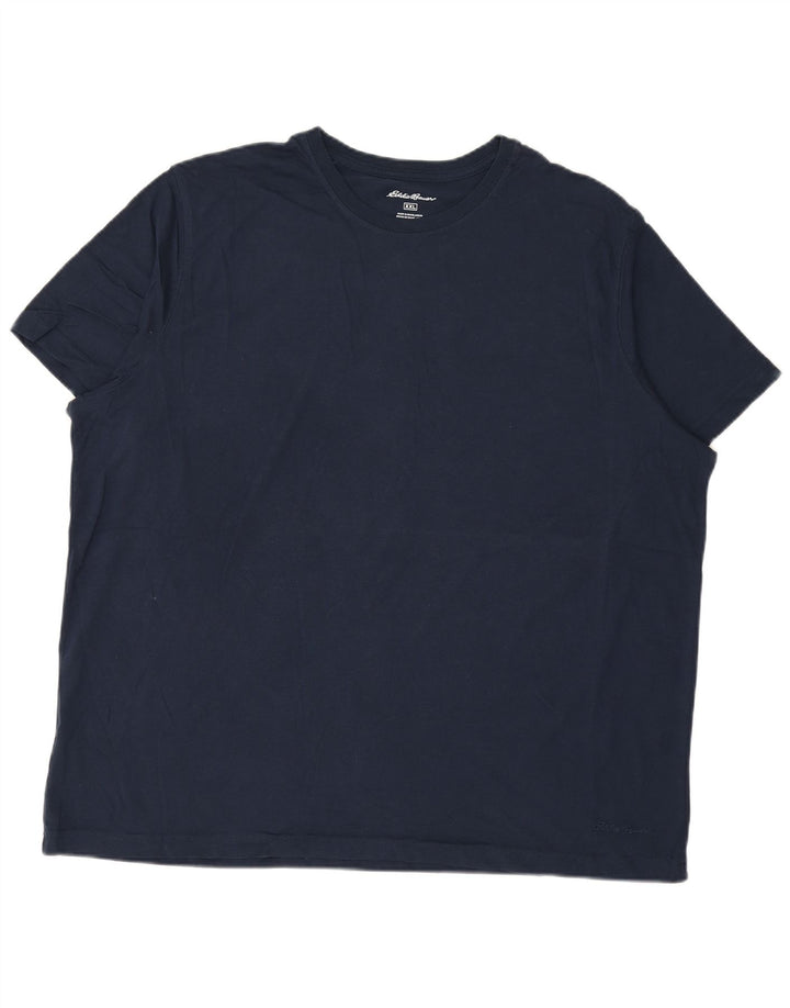 Camiseta masculina Eddie Bauer Top 2XL algodão azul marinho