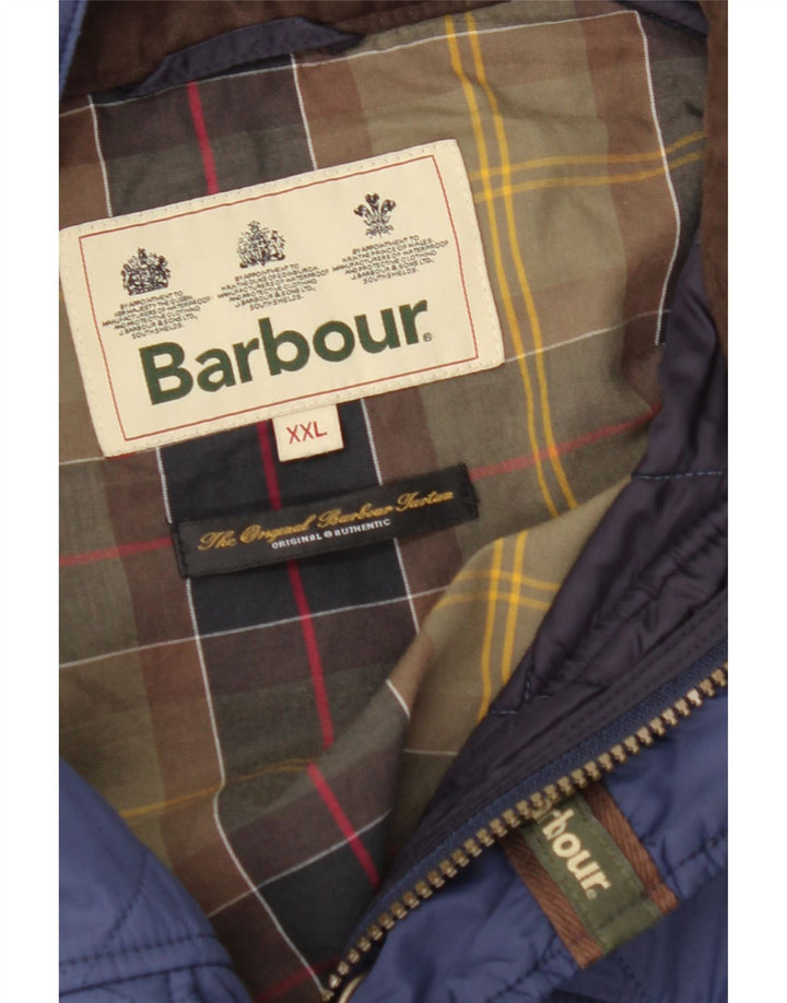 Jaqueta acolchoada masculina BARBOUR UK 44 2XL azul