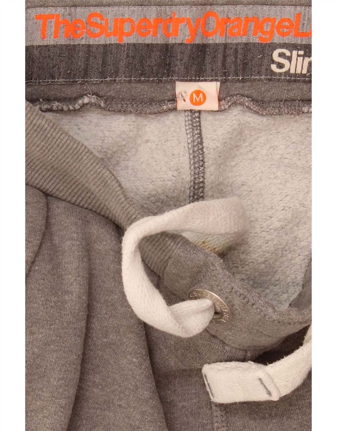 Calça de treino feminina Superdry Joggers UK 14 cinza médio manchado