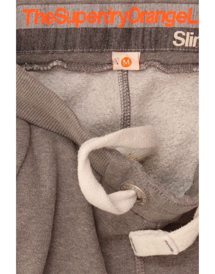 Calça de treino feminina Superdry Joggers UK 14 cinza médio manchado