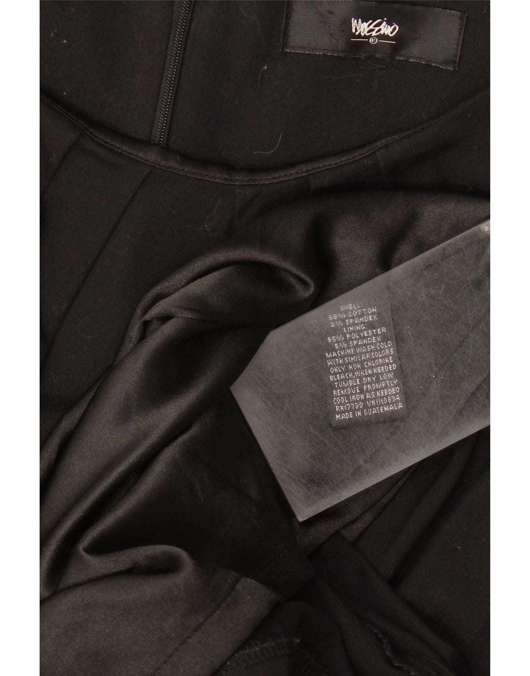 MOSSIMO Womens Sleeveless Shift Dress UK 16 Large Black Cotton Vintage Mossimo and Second-Hand Mossimo from Messina Hembry 