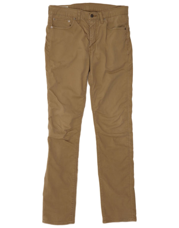 Calça masculina Levi's Slim Fit casual W32 L32 algodão cáqui