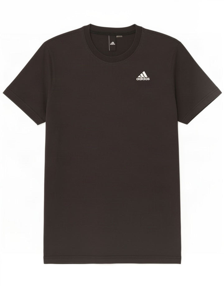 Adidas Mens Camiseta Top Pequeno Preto