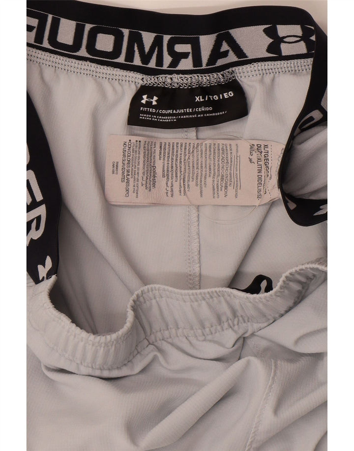 Under Armour Mens Fitted Graphic Sport Shorts XL Poliéster Branco
