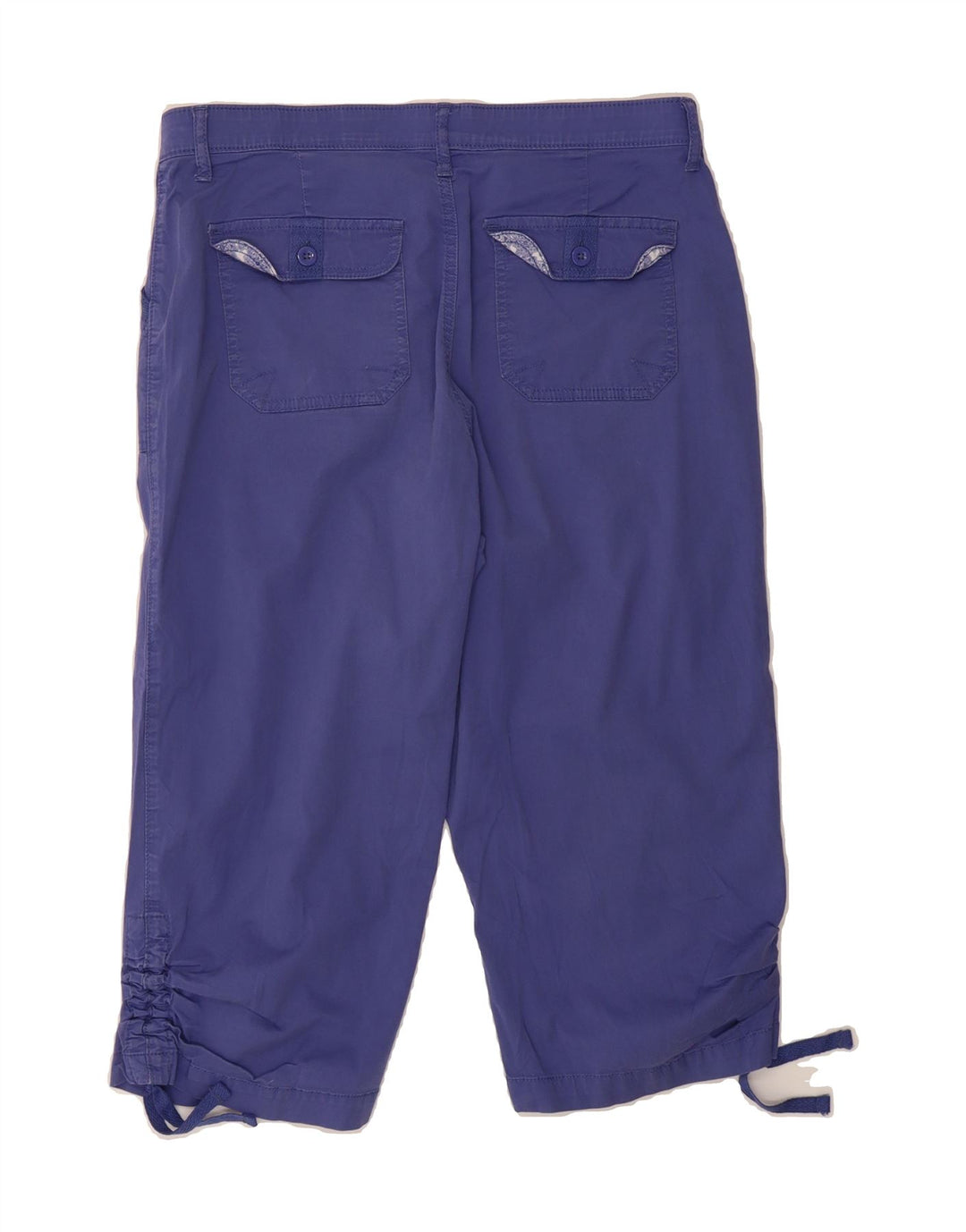 LEE Womens Straight Capri Trousers US 14 XL W34 L18 Blue Cotton Vintage Lee and Second-Hand Lee from Messina Hembry 