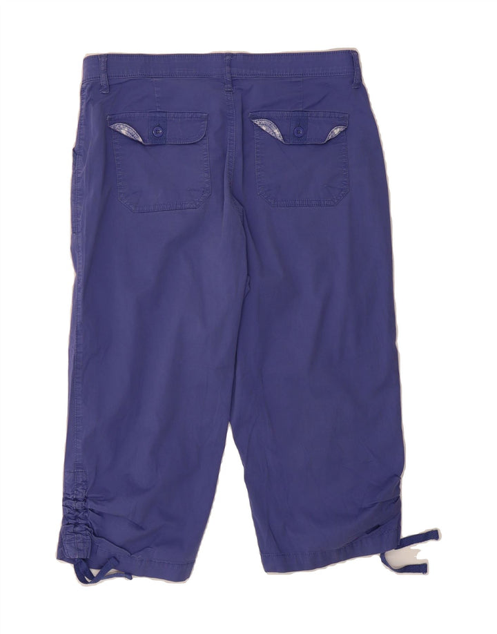 LEE Womens Straight Capri Trousers US 14 XL W34 L18 Blue Cotton Vintage Lee and Second-Hand Lee from Messina Hembry 