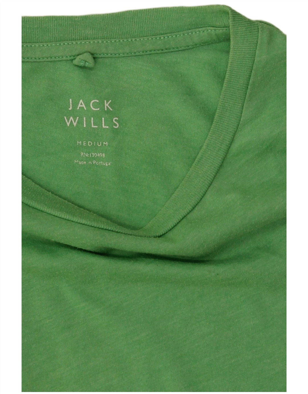 Camiseta masculina Jack Wills Top algodão verde médio