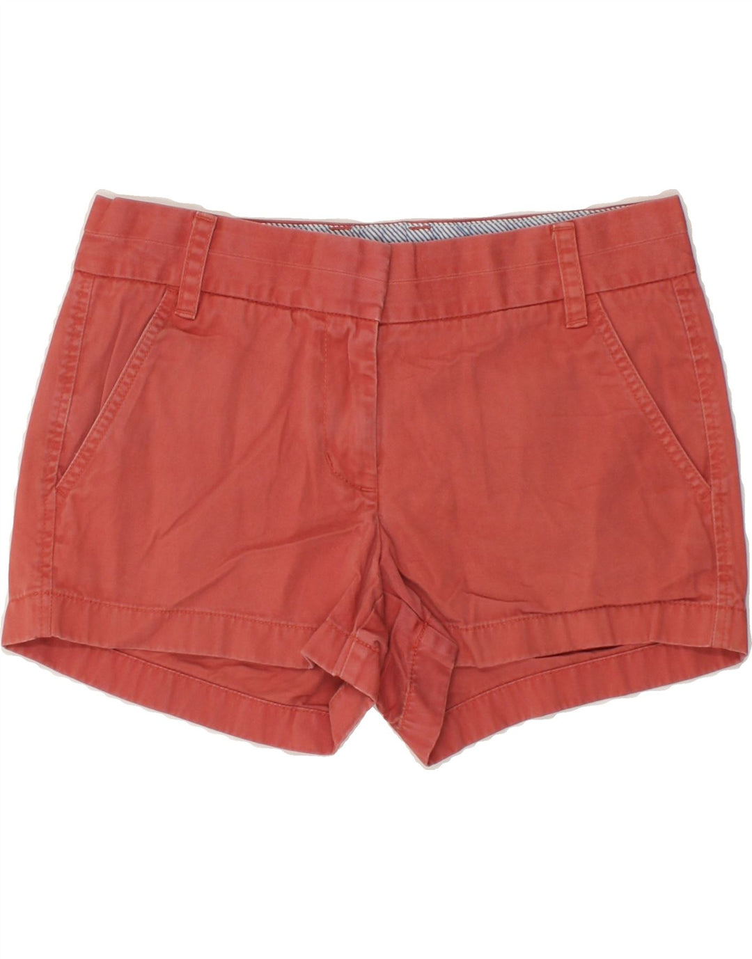 J. CREW Womens Hot Pants US 2 XS W28  Red Cotton Vintage J. Crew and Second-Hand J. Crew from Messina Hembry 