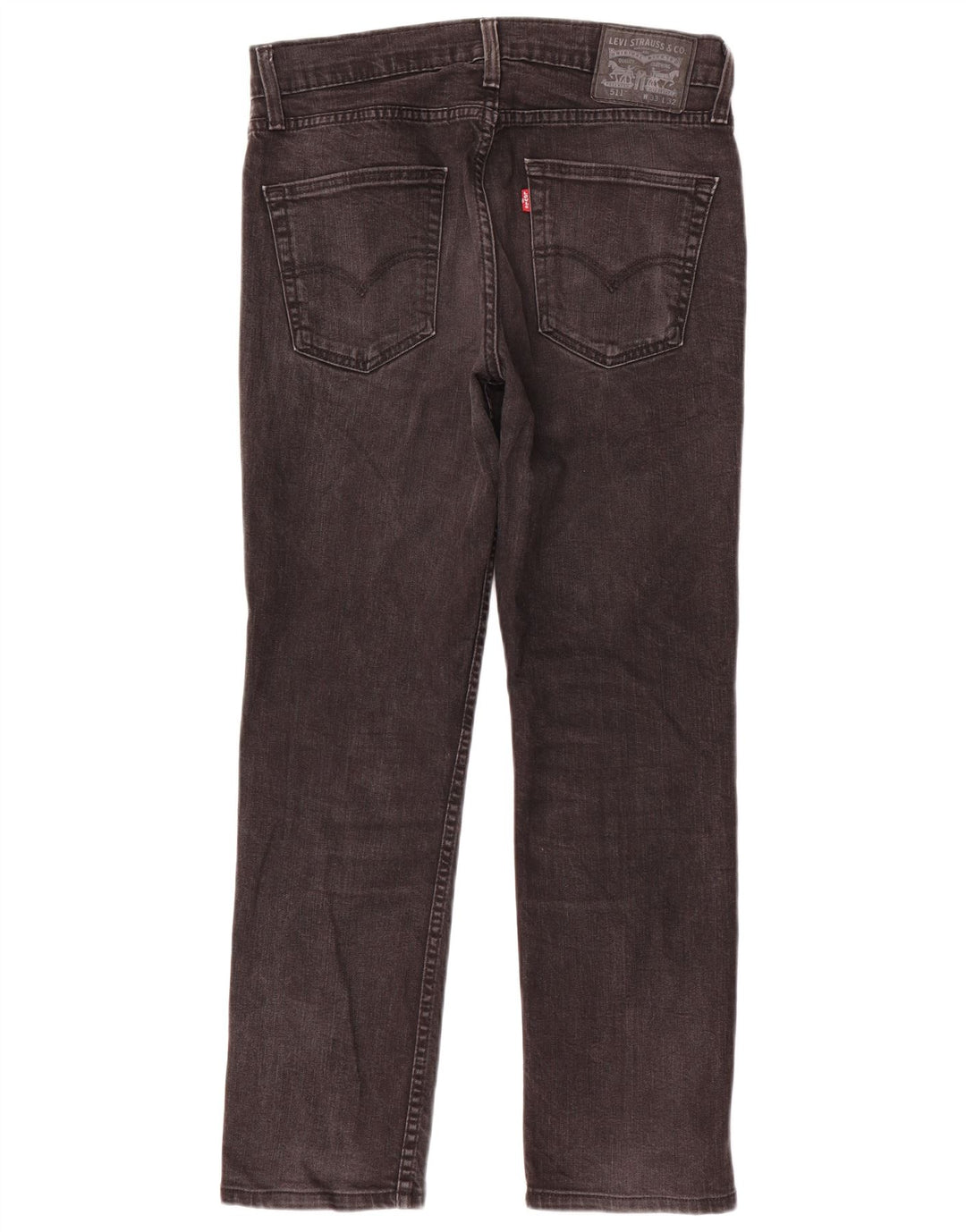 Calça Jeans Levis 511 Slim Masculina W33 L28 Cinza Algodão