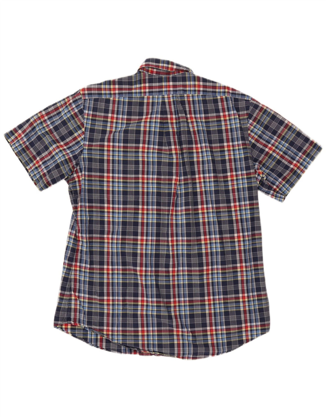 Polo Ralph Lauren Mens Custom Fit Camisa Grande Algodão Xadrez Azul