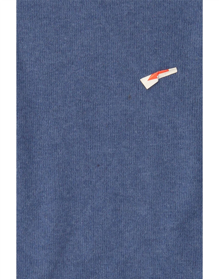 Suéter masculino Liberto com gola redonda IT 52 grande lã azul