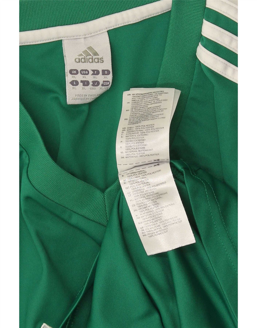 Camiseta masculina Adidas Top XL verde poliéster