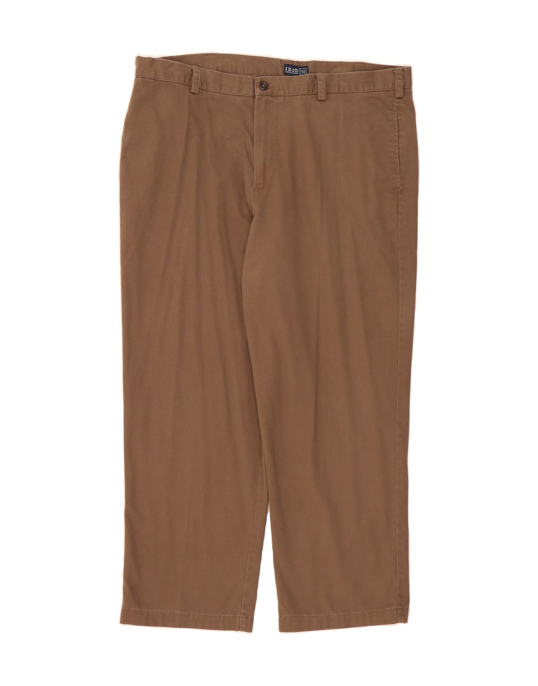 IZOD Mens Straight Chino Trousers W42 L30  Brown Cotton Vintage Izod and Second-Hand Izod from Messina Hembry 