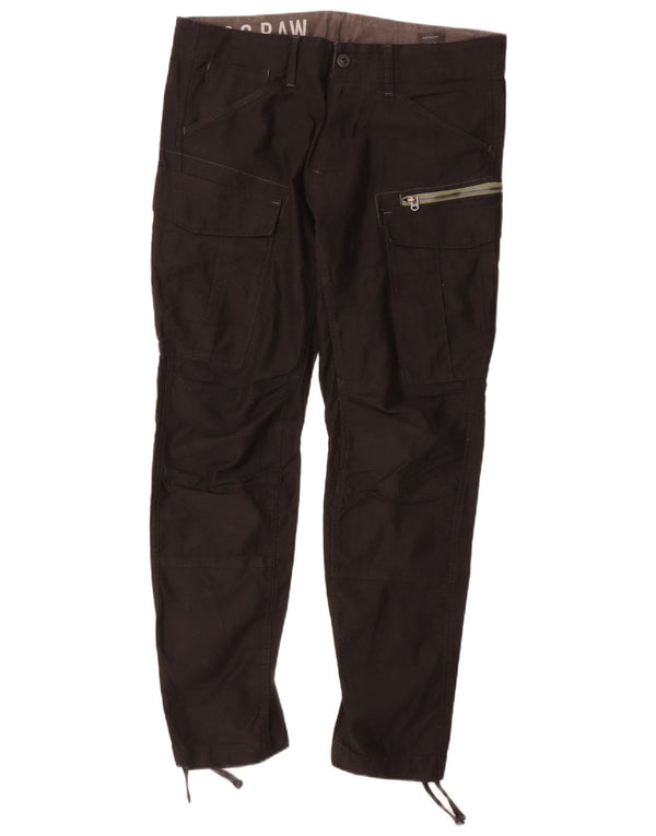 Calça Cargo Cônica Masculina G-Star W34 L32 Algodão Preto