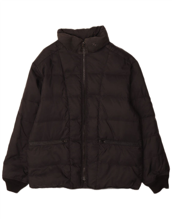 Jaqueta acolchoada masculina Fay UK 36 pequena poliamida preta