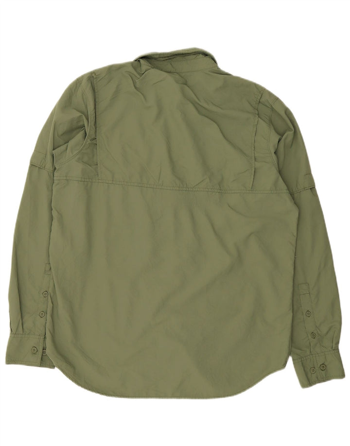 Camisa masculina Columbia Omni-Shade médio cáqui