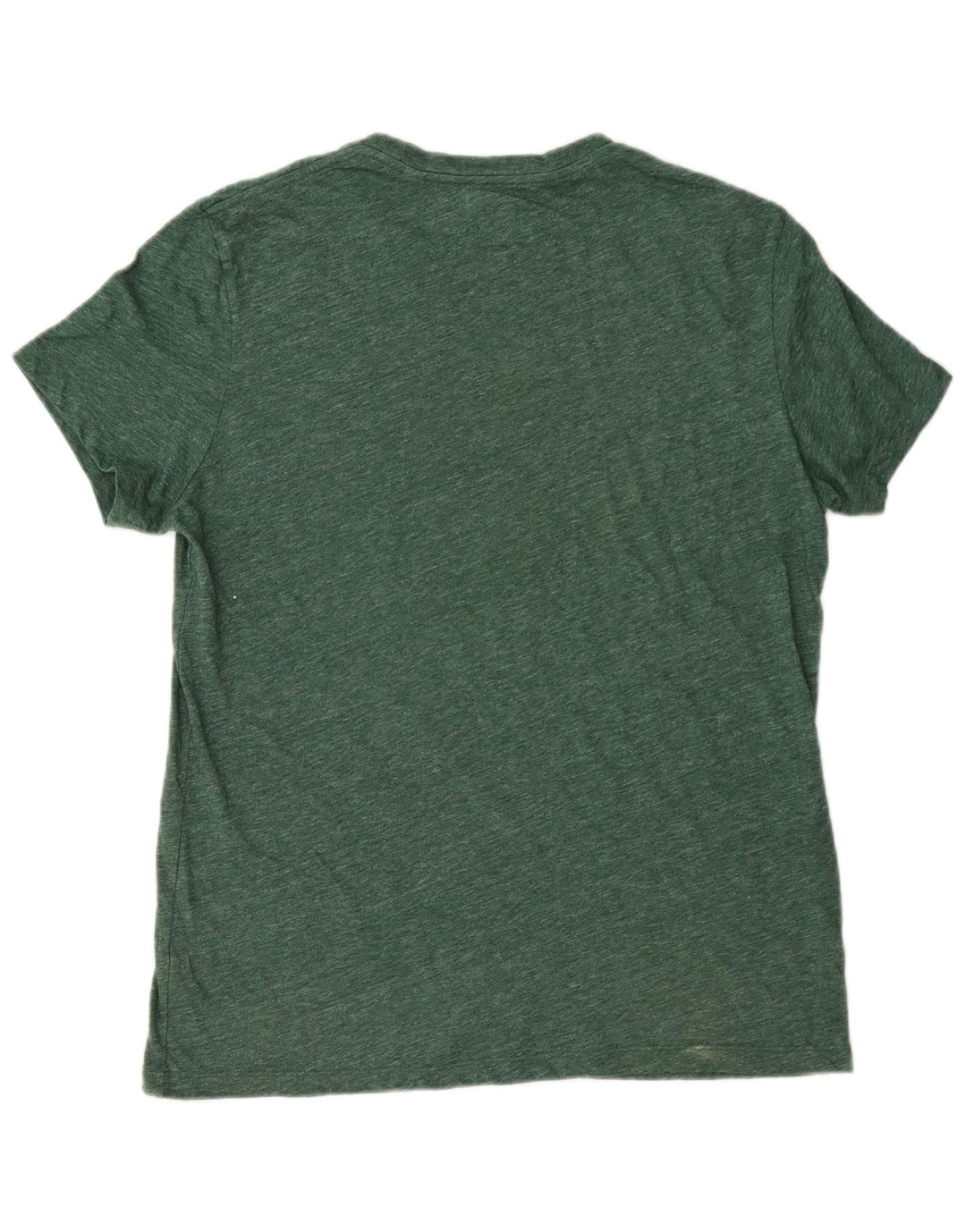 Camiseta masculina Jack Wills grande algodão manchado verde