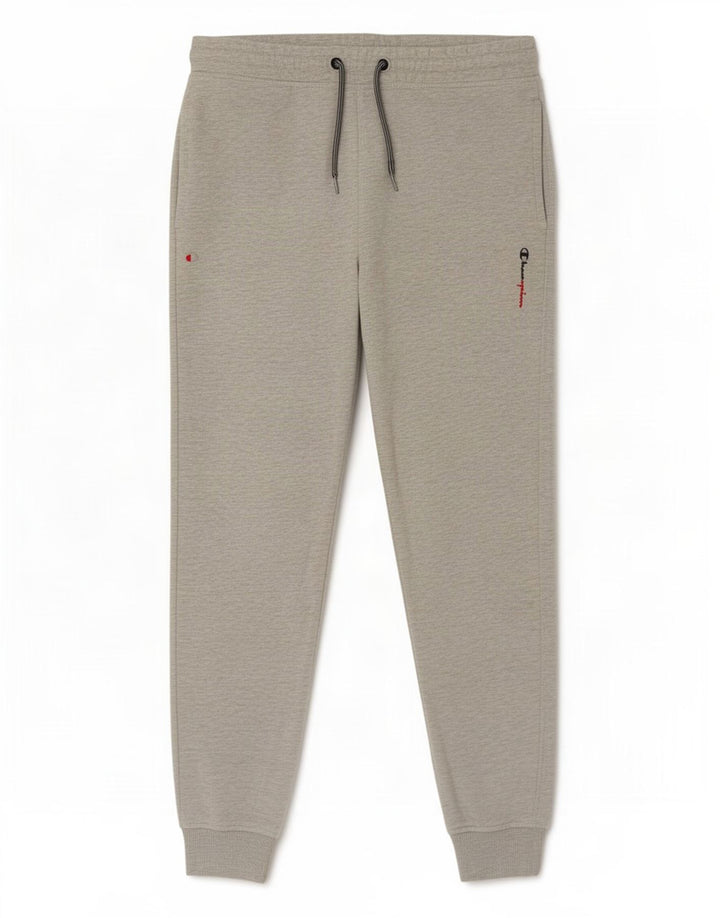 Calça de treino masculina Champion Joggers cinza médio algodão manchado