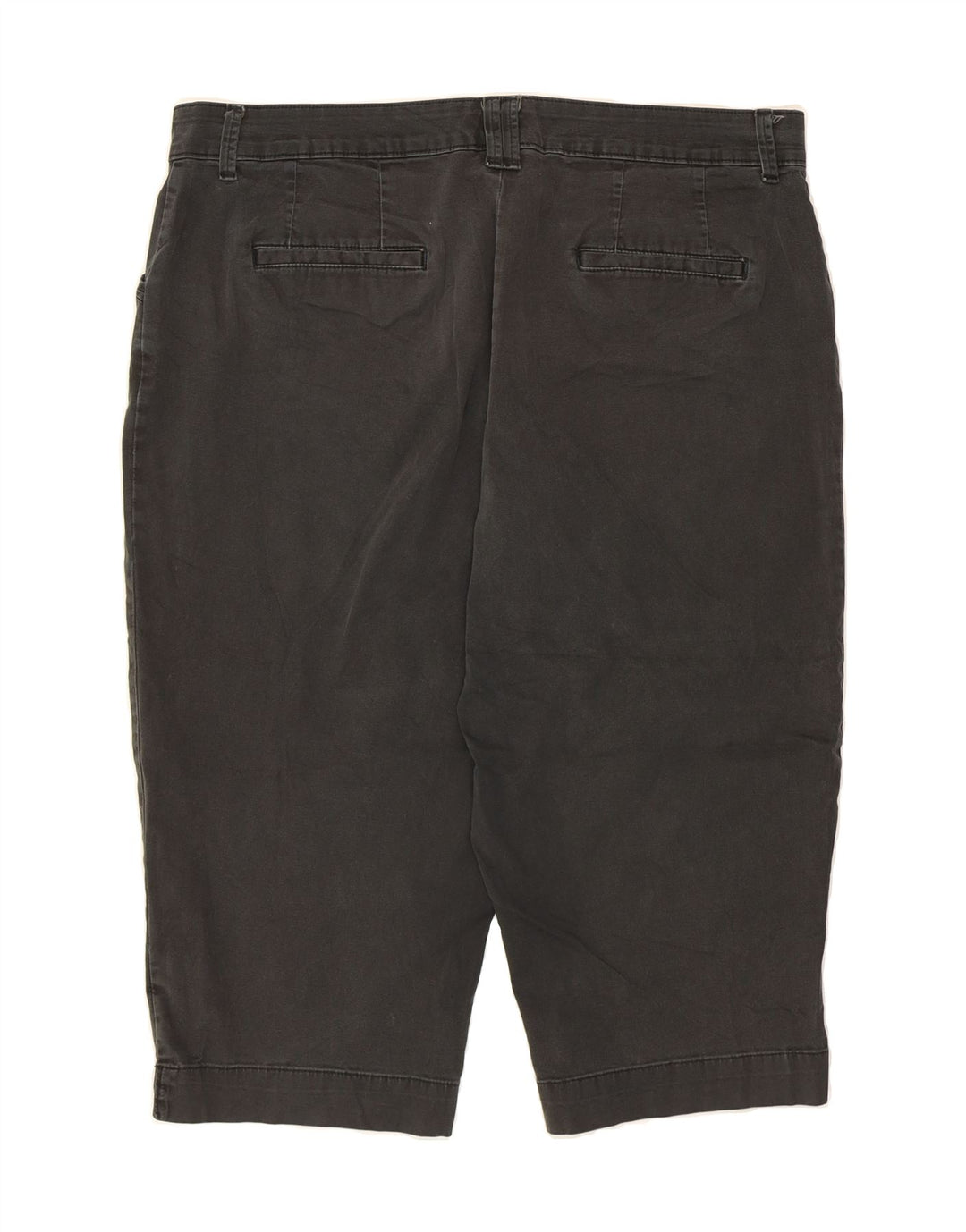 LEE Womens High Waist Bermuda Shorts US 16 2XL W38  Grey Cotton Vintage Lee and Second-Hand Lee from Messina Hembry 