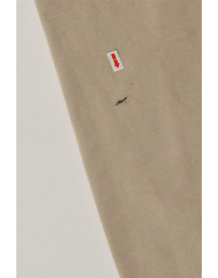 CHAMPION Suéter gráfico feminino com capuz Reino Unido 16 grande algodão bege