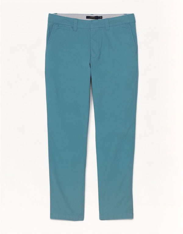 Polo Ralph Lauren Calça Chino Feminina Slim Fit EUA 6 Médio W30 L28 Azul