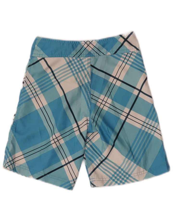 Shorts de natação Hurley Boys Graphic 5-6 anos poliéster xadrez azul