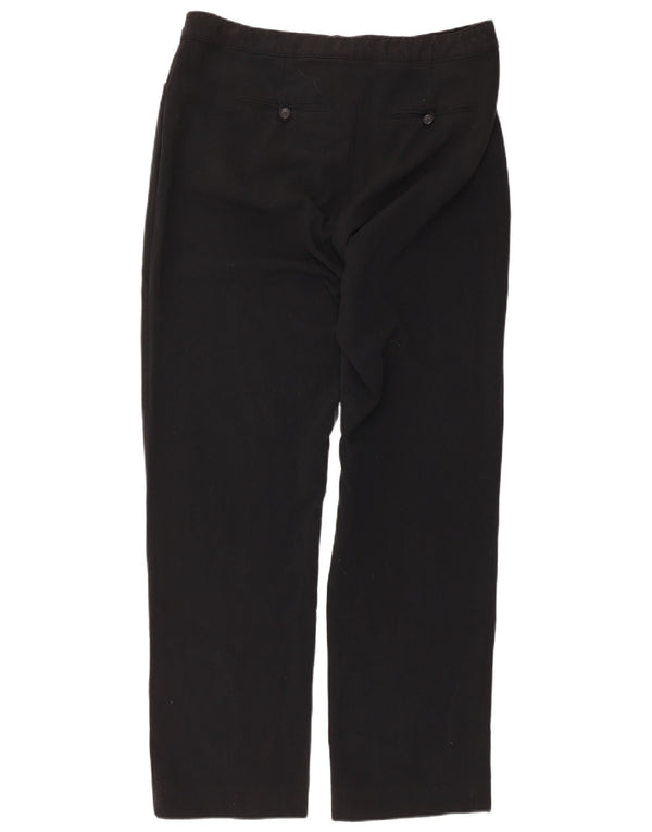 Calça casual feminina Marks & Spencer Autograph UK 14 grande W36 L31 preta