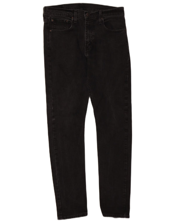 Calça jeans masculina Levi's 512 Slim Tapered W32 L32 algodão preto