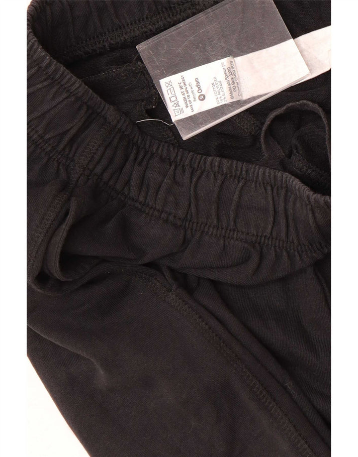 Calça de treino masculina Marks & Spencer grande de algodão preto