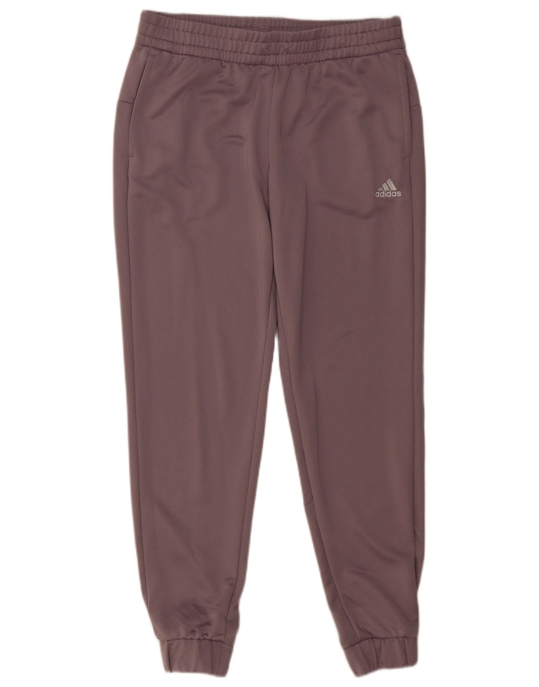 ADIDAS Calças de treino femininas Joggers UK 16/18 Grande Roxo Poliéster
