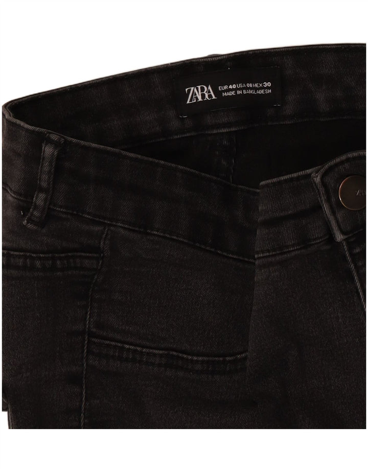 Calça jeans skinny feminina Zara EU 40 médio W30 L28 preto