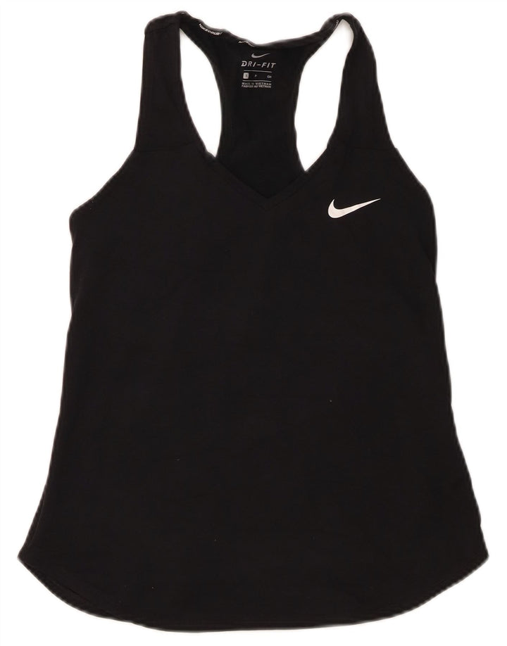 Colete Nike Feminino Dri Fit Top UK 8 Pequeno Preto