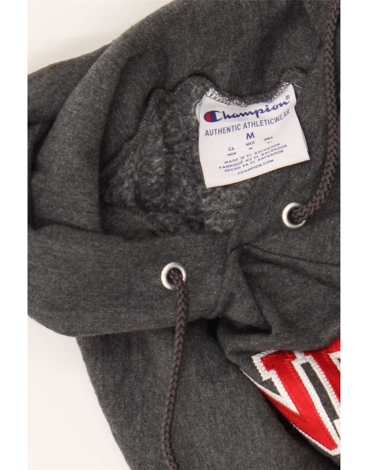 Jumper masculino com capuz gráfico Stanford da Champion, algodão cinza médio