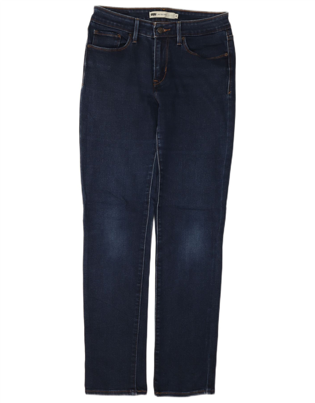 Calça jeans skinny feminina de cintura média LEVI'S US 6 médio W28 L32 algodão azul marinho