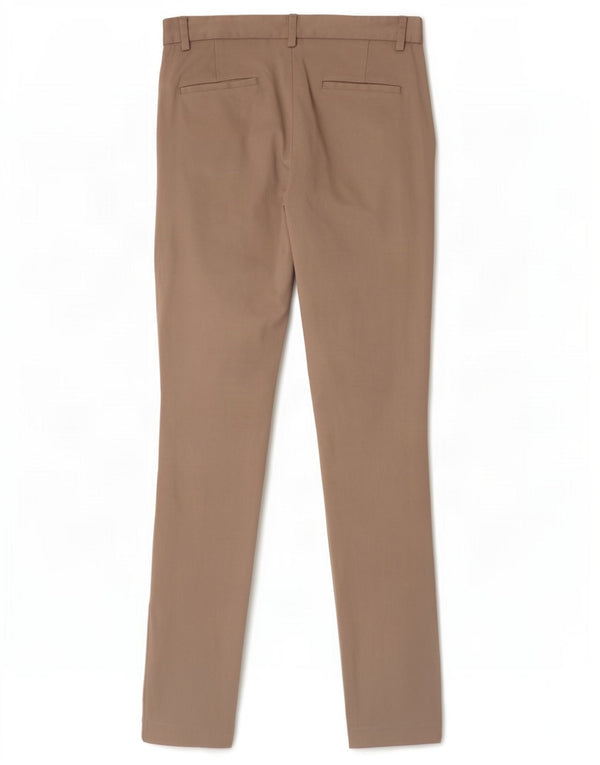 Calças masculinas Cos Slim Fit Chino IT 46 Pequeno W28 L31 Algodão Bege
